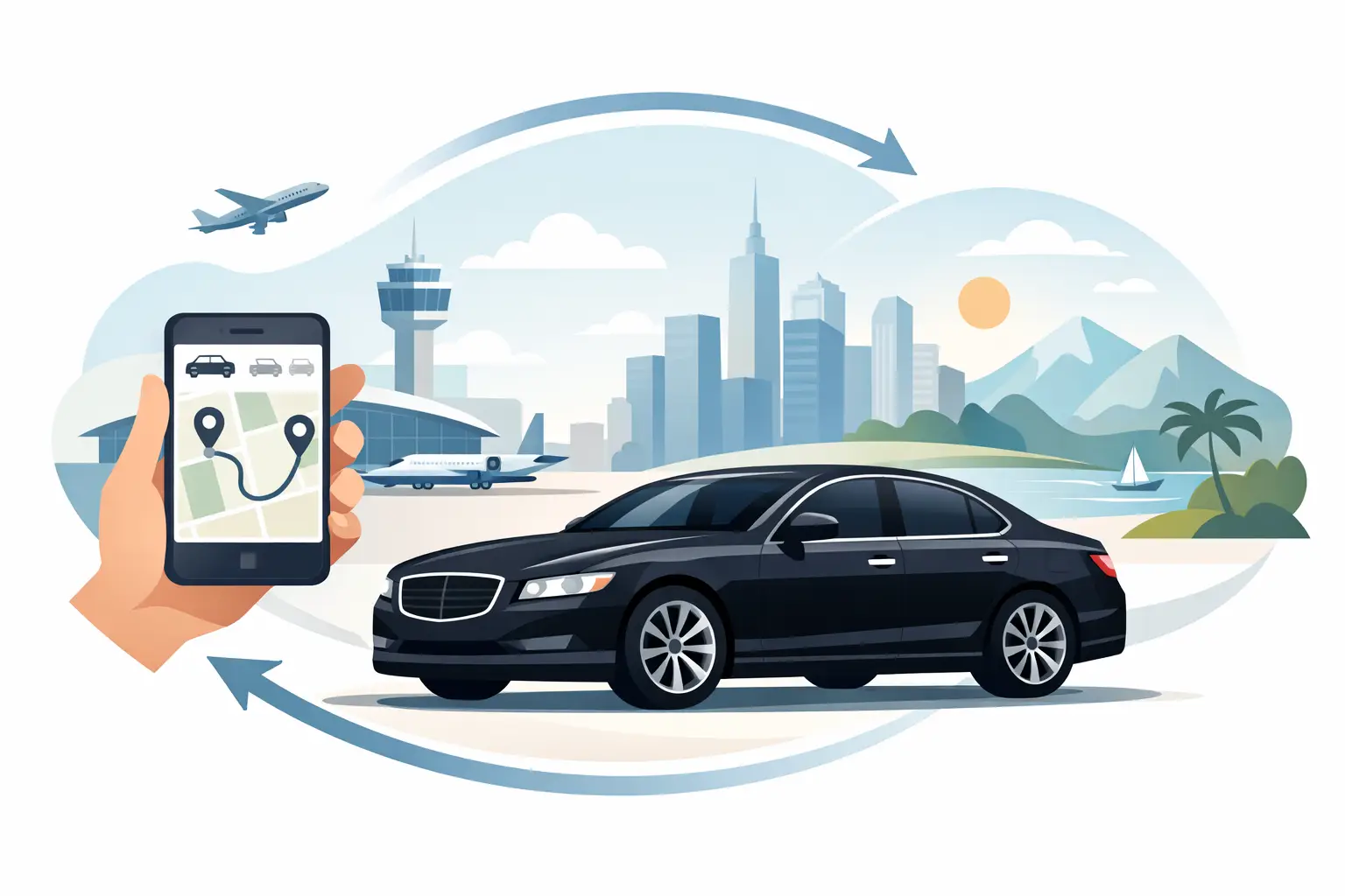 Round Trip Black Car Booking for Smooth Travel