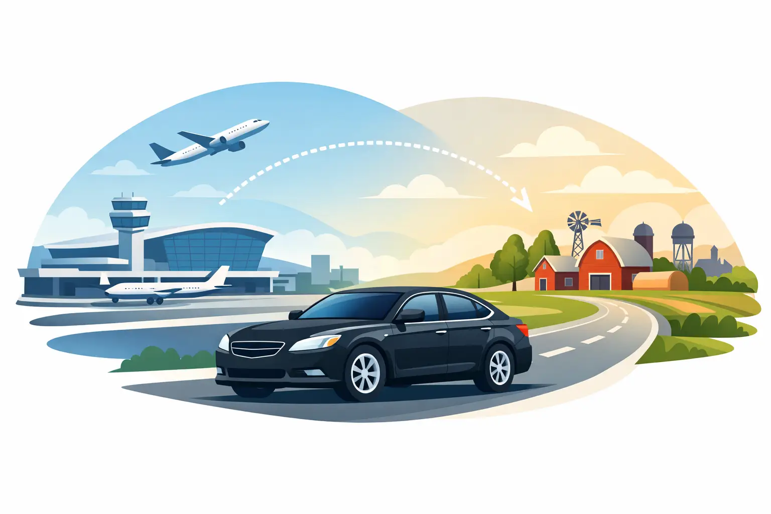 Indianapolis Airport to Terre Haute Private Car Service